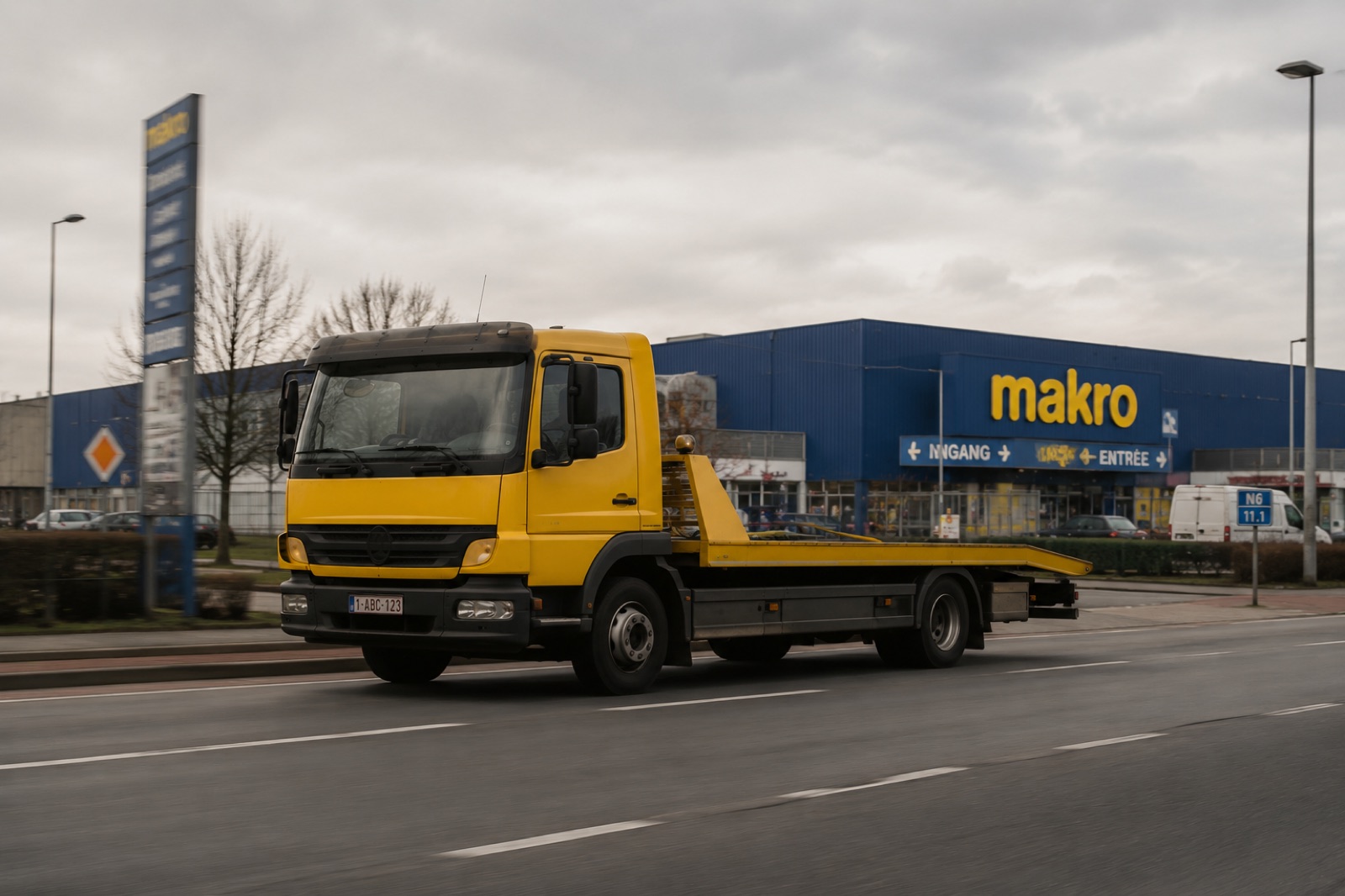 Depannage Leeuw-Saint-Pierre 1600 - camion ABD sur la Bergensesteenweg